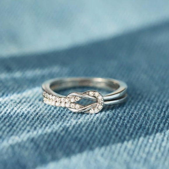 Infinity Engagement Ring - Picture 1 of 4